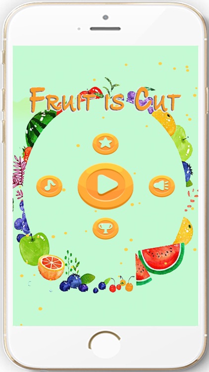 Fruit is cut