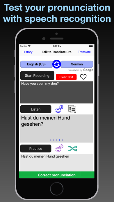 T2T Pro: Speech Translation Screenshot 4