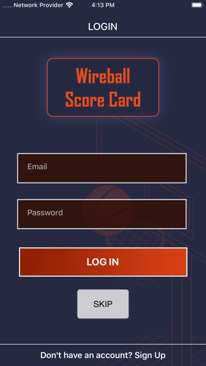 Wireball Score Card