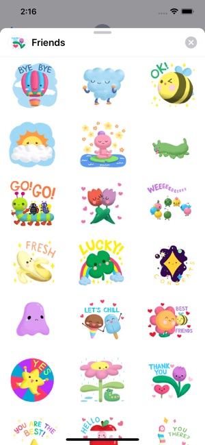 Nature Friends Emoji Sticker