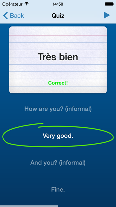 How to cancel & delete Learn French - Très Bien from iphone & ipad 4