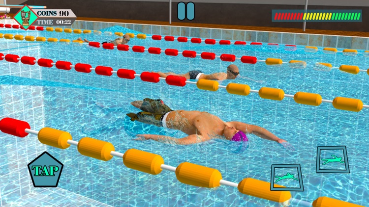 Olympic Summer Pool Water Race screenshot-3