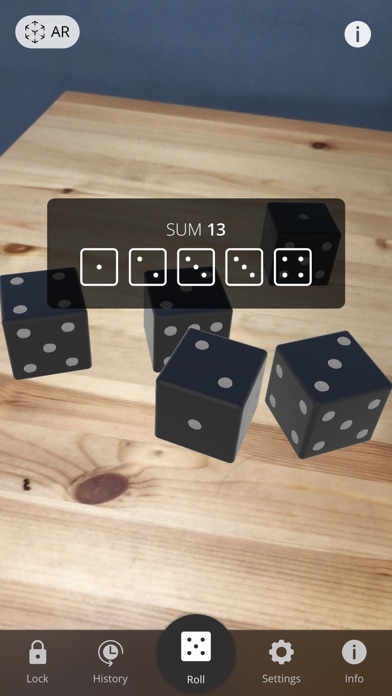 DiceRoller AR 骰子摇 screenshot 4