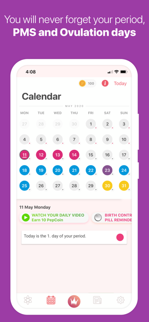 Pepapp • Period Tracker App(圖4)-速報App