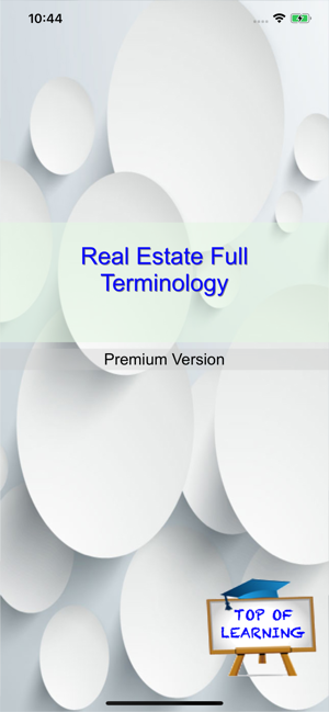 Real Estate Full Terminology