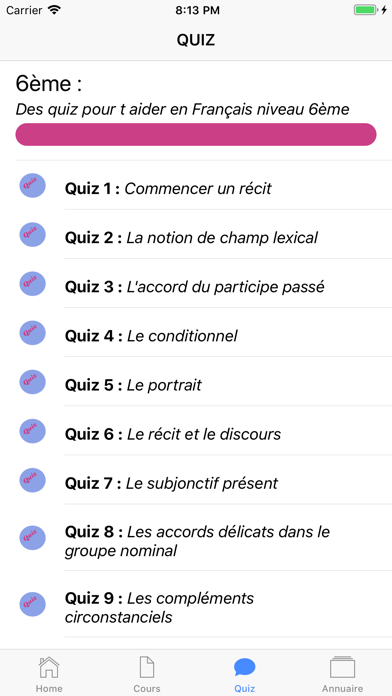 Français 6ème screenshot 4