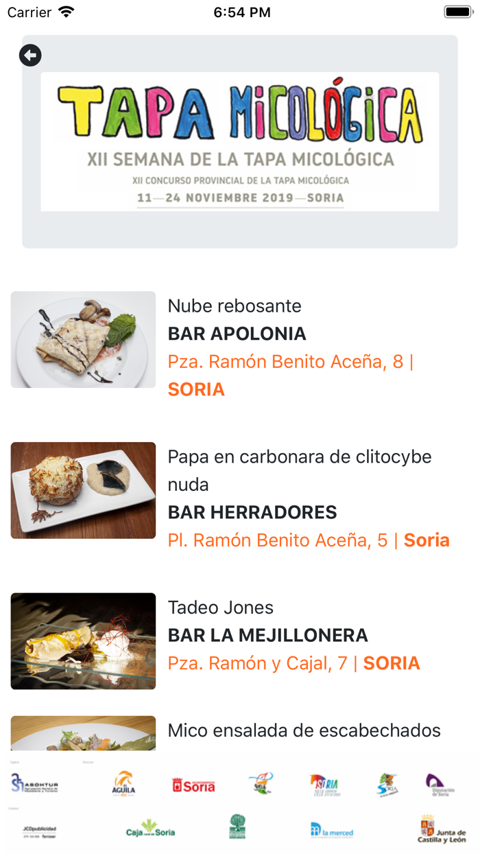 Tapa Micológica Soria