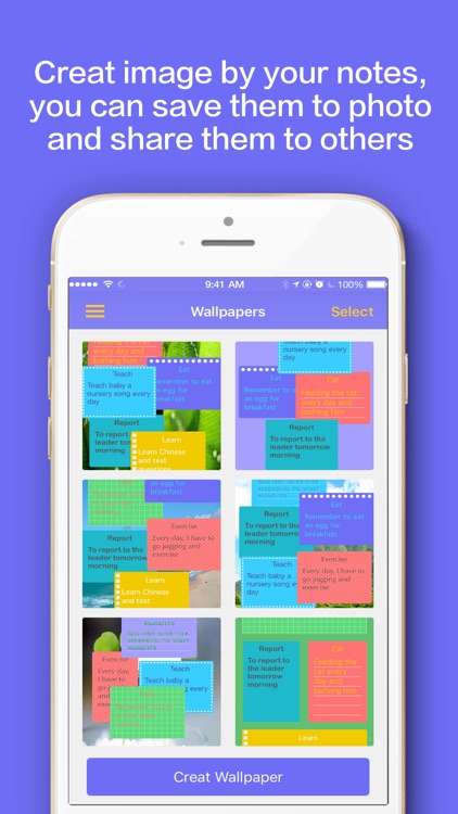 Sticky Note & Create Wallpaper screenshot-3