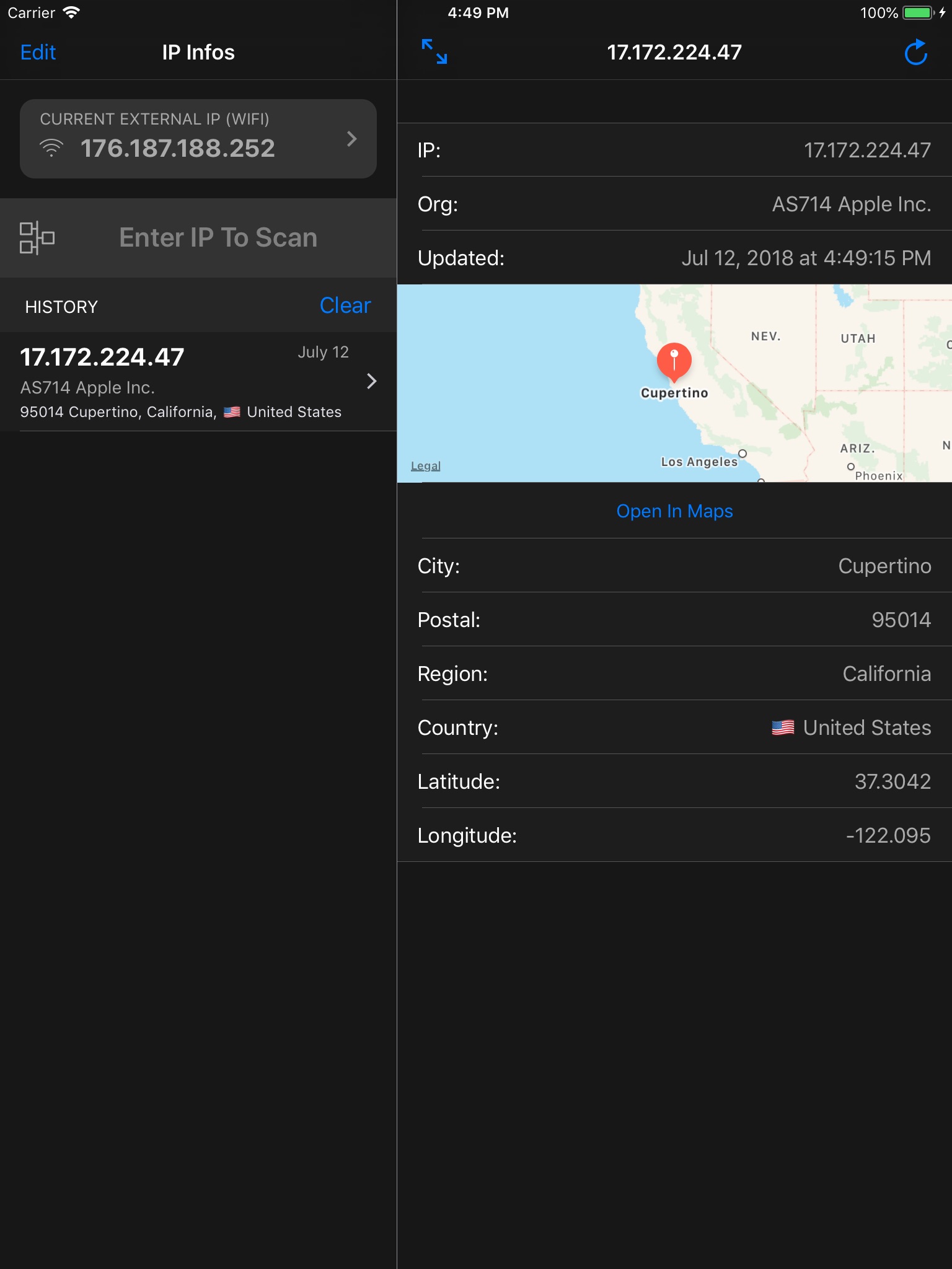 IP Infos - IP Tracker screenshot 2