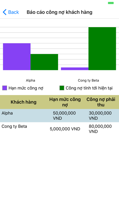 ERP Report screenshot 3