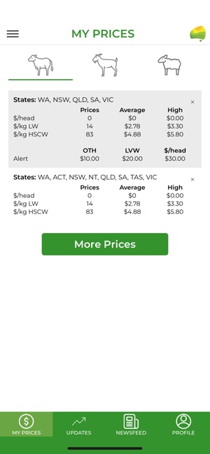 LIVEStock Pricing