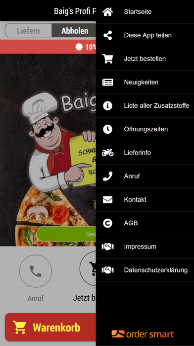 Baig's Profi Pizza & Burger screenshot 3