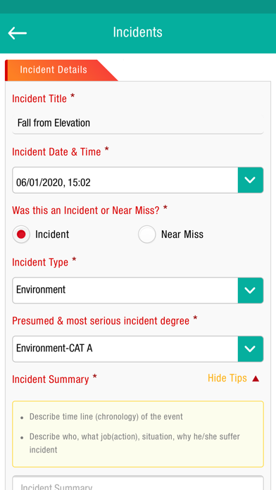 DSS Incident Management System screenshot 3
