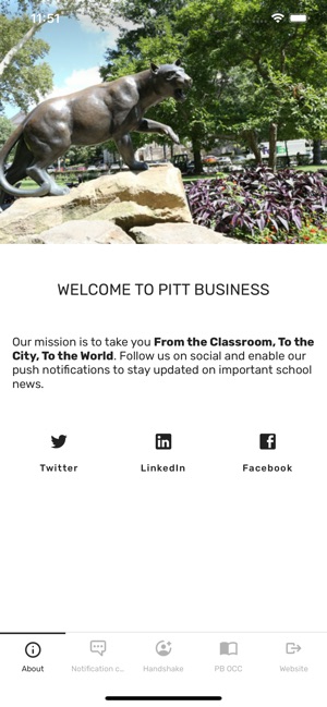 Pitt Business App