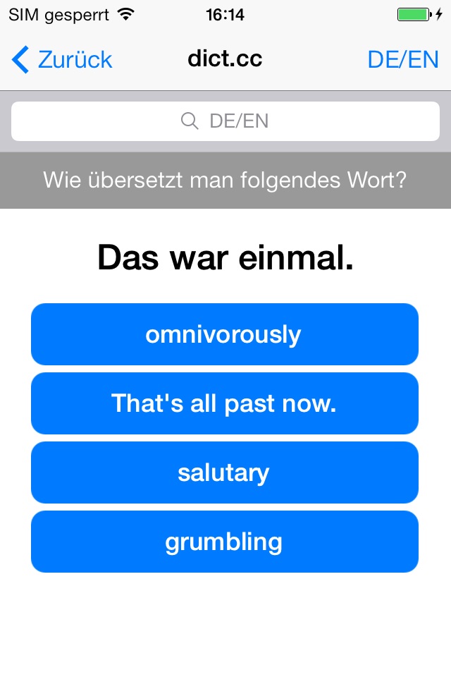 dict.cc+ Wörterbuch screenshot 4