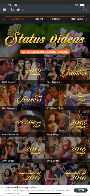 BollyHits: Hindi Videos 2019