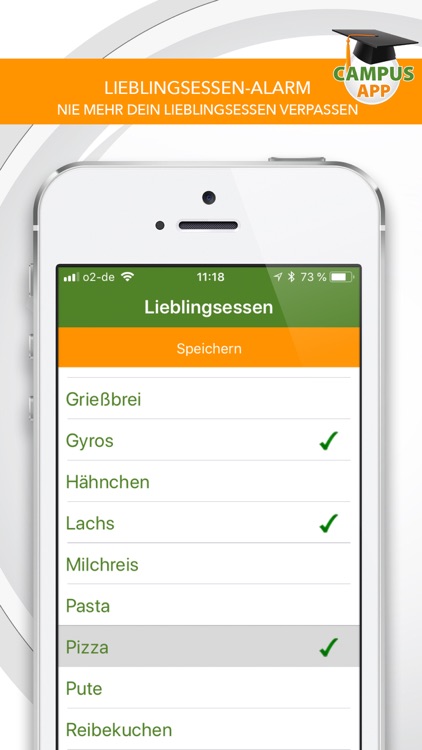 Mensa Speiseplan Campus App