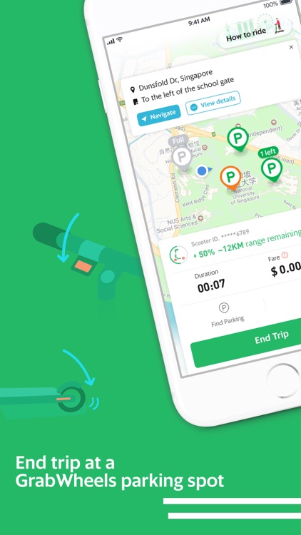 GrabWheels - eScooter sharing screenshot-3