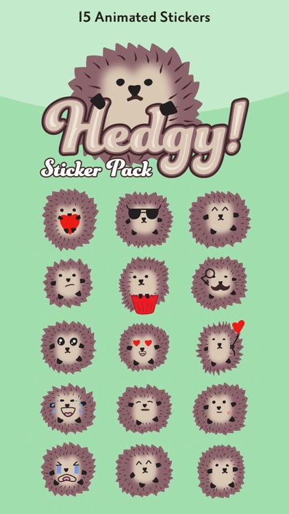 Hedgy Stickers