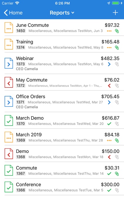 Nexonia Expenses