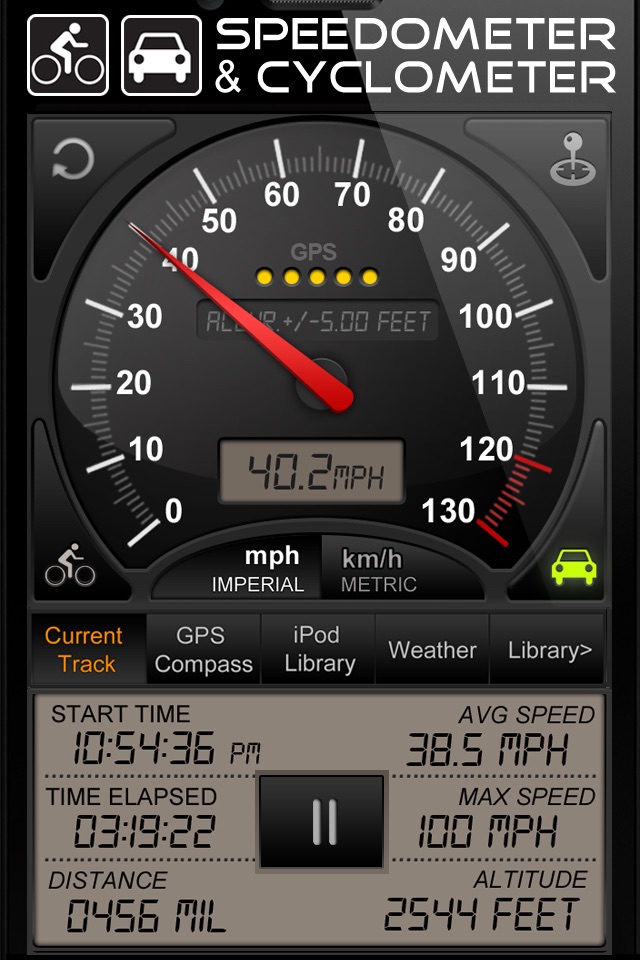 Speedometer GPS+ screenshot 2