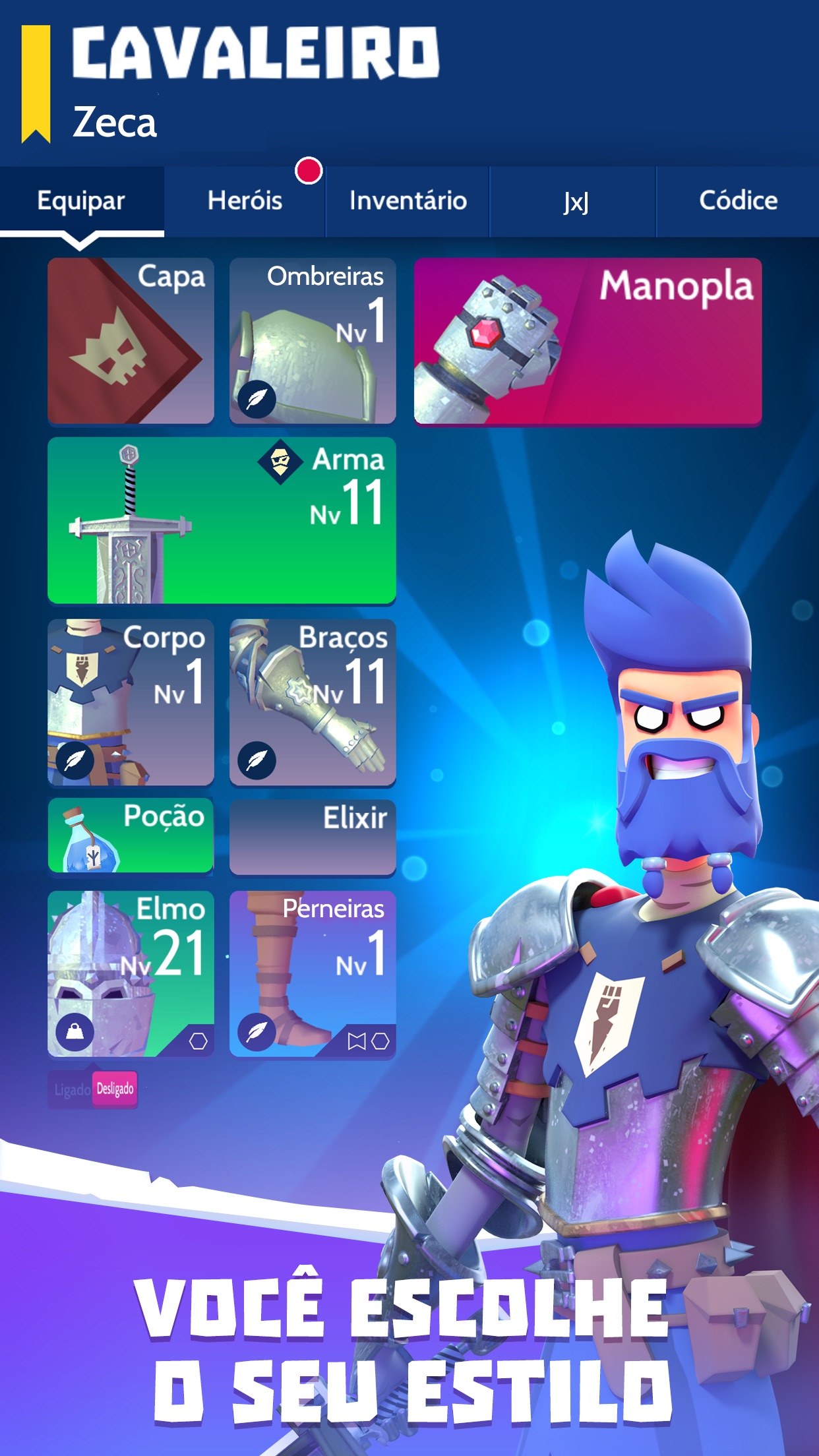 Screenshot do app Knighthood