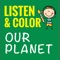 Icon Listen & Color Our Planet