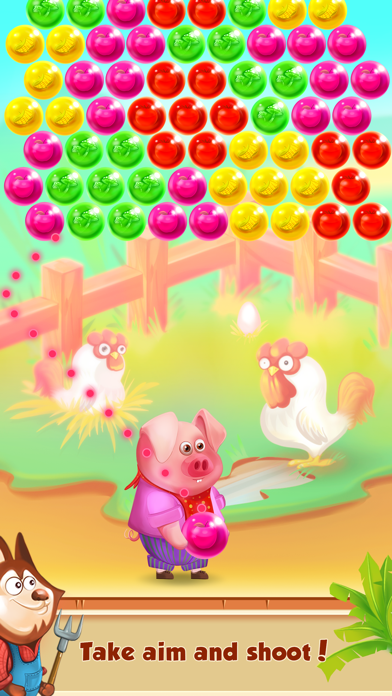Bubble Shooter - Farm Pop Game screenshot 2