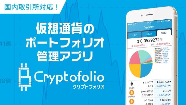 Cryptofolio（クリプトフォリオ）仮想通貨管理アプリ