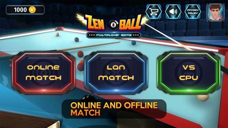 Zen 8 Ball Billiards screenshot-0