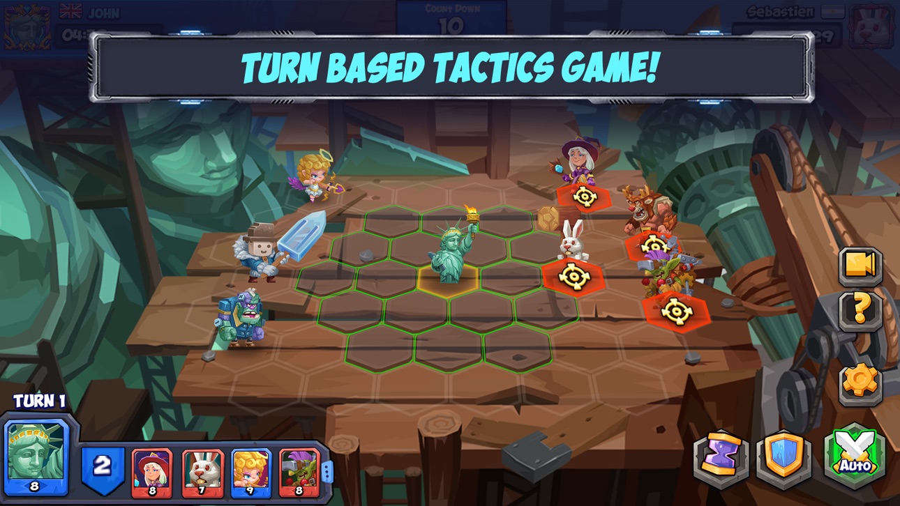 Tactical Monsters Rumble Arena Hack screenshot 1 - iOS game interface