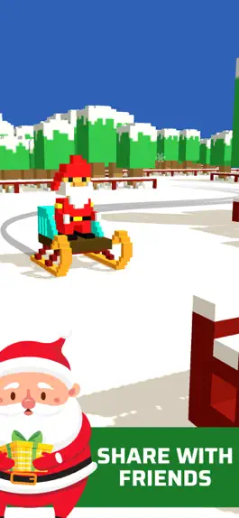 Game screenshot Sliding Santa Ride apk