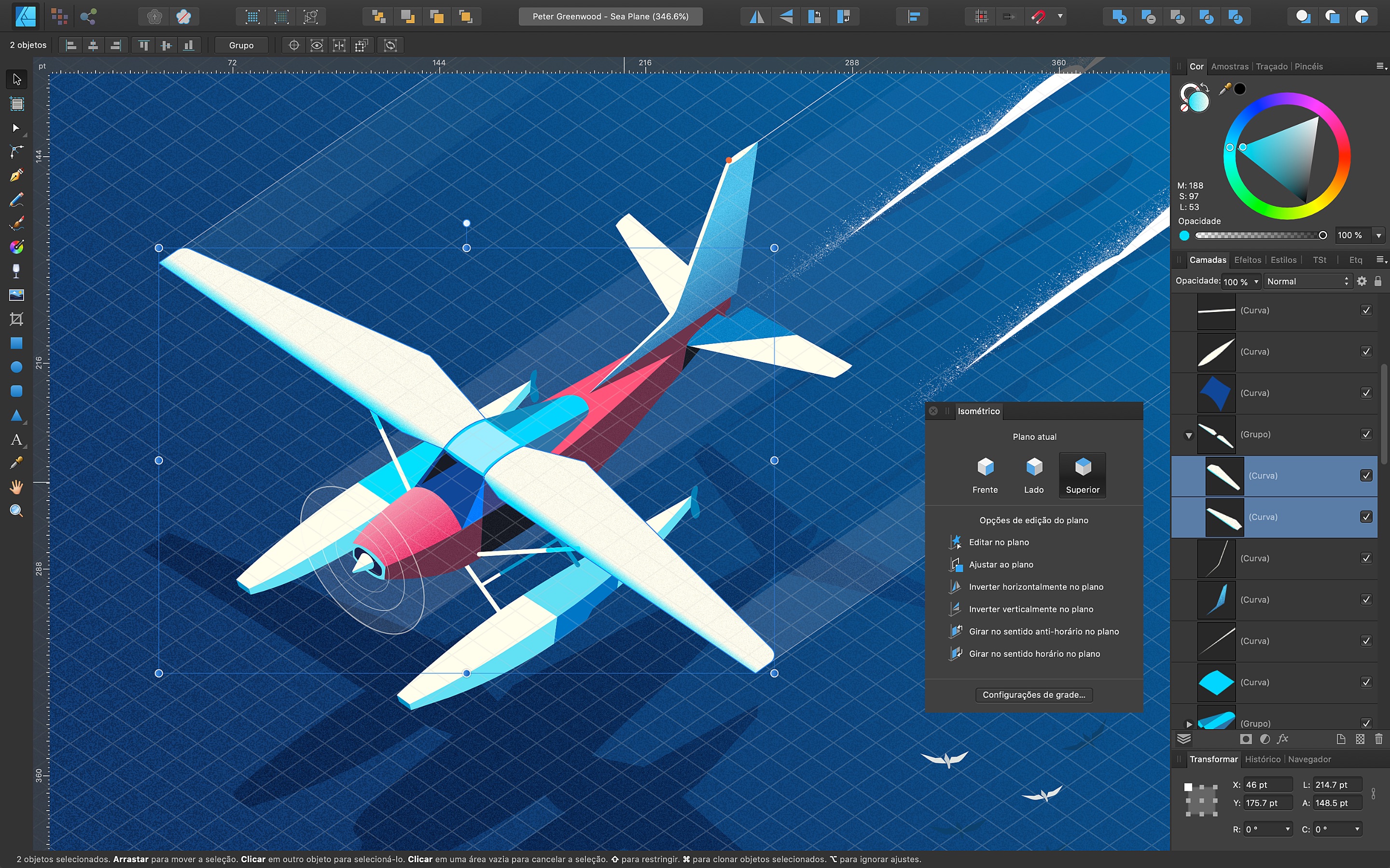 Screenshot do app Affinity Designer
