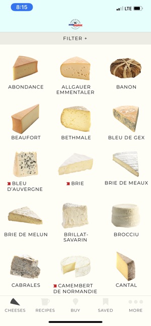 Cheeses of Europe