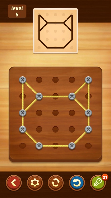 Line Puzzle: String Art screenshot-1
