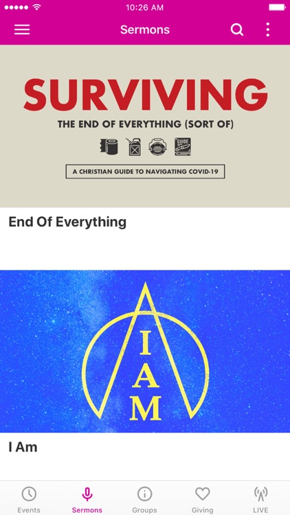 LIFE church app