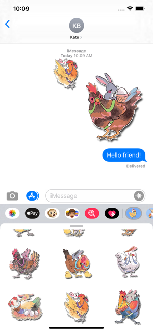 Chicken Bunny Stickers(圖3)-速報App