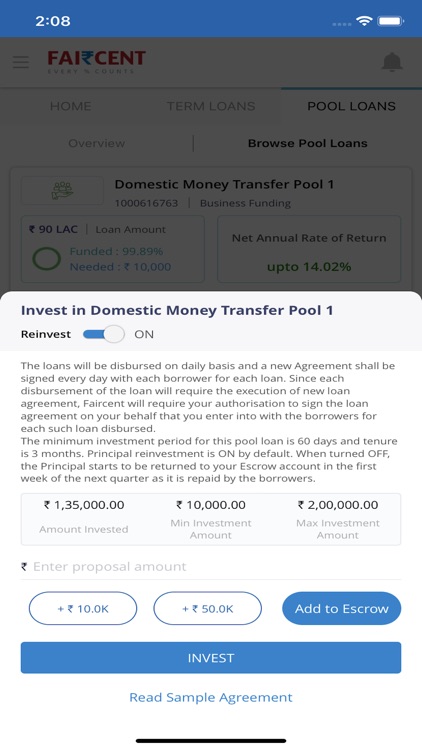 Faircent - P2P Investment screenshot-5