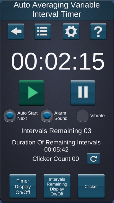 Variable Interval Timer -Ximer screenshot 3