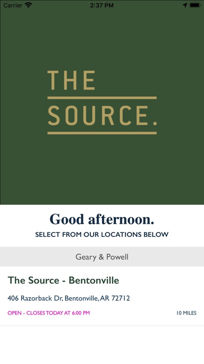 The Source: Dispensary