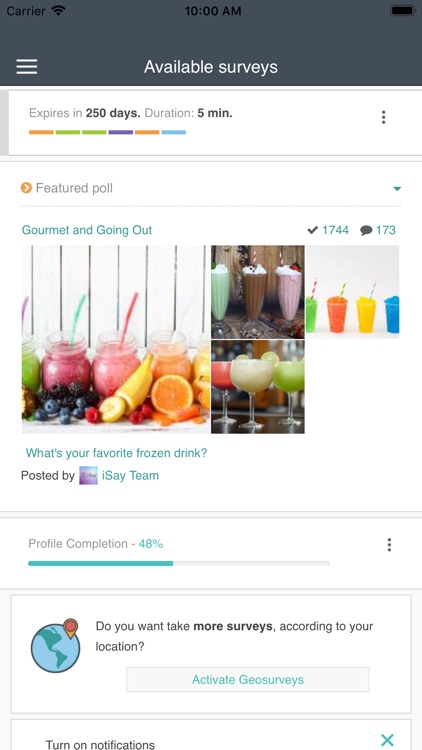 i-Say Rewards your Opinion