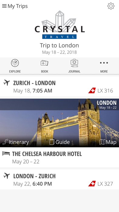 Crystal Travel AG screenshot 2
