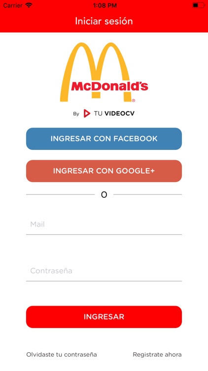 McDonald's VideoCV Perú