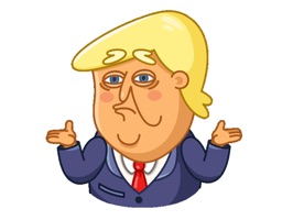 Bring your conversations to life and fun with Trump Animations Stickers