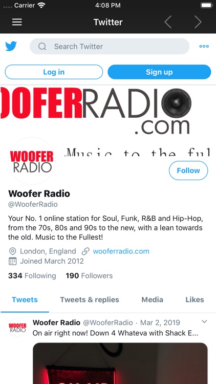 Woofer Radio Player screenshot-3