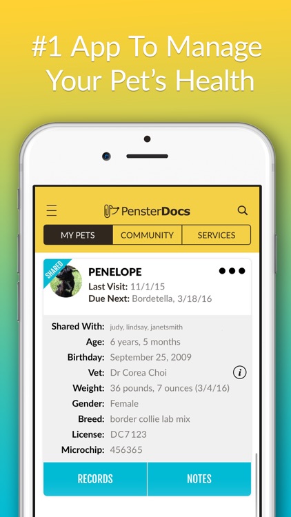 PensterDocs – Pet records screenshot-0