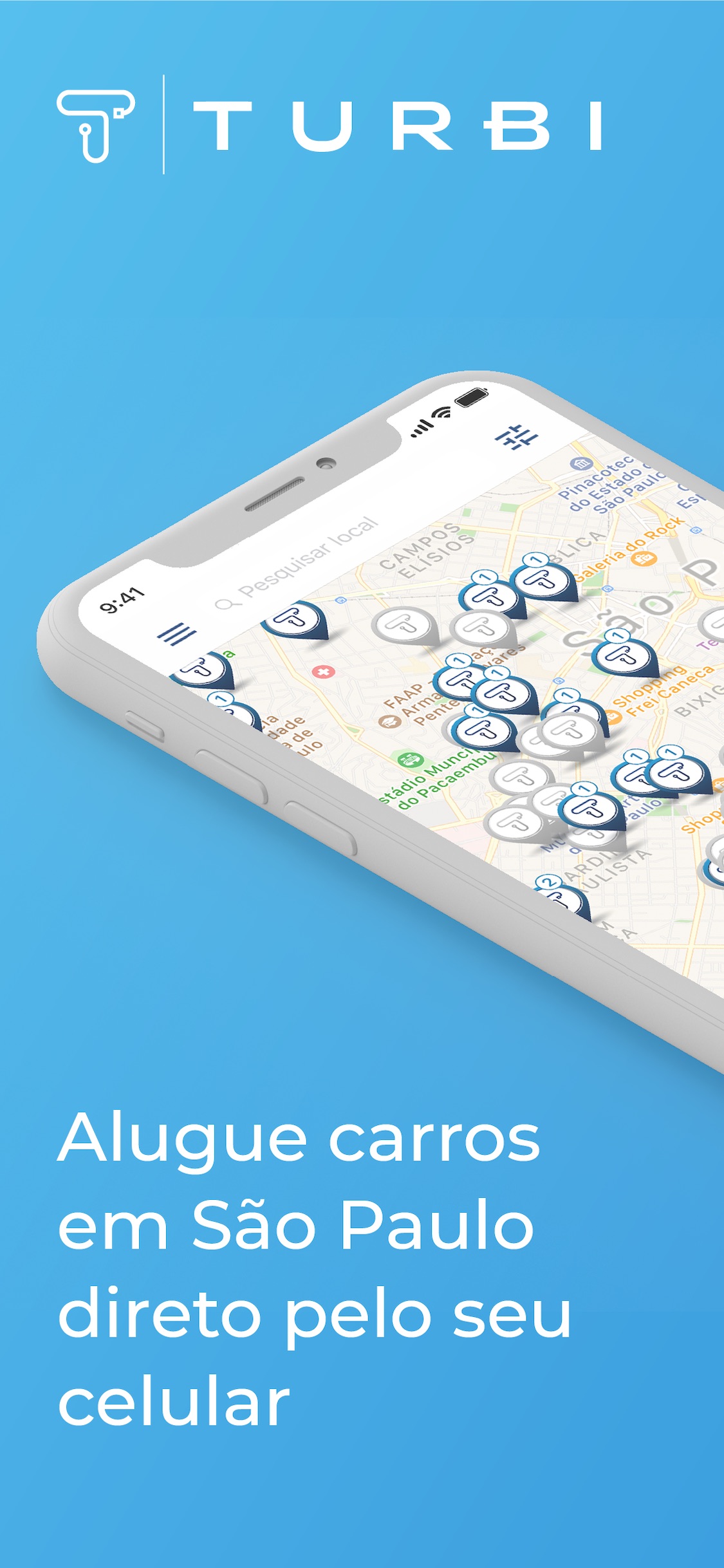 Screenshot do app Turbi - Aluguel de Carros