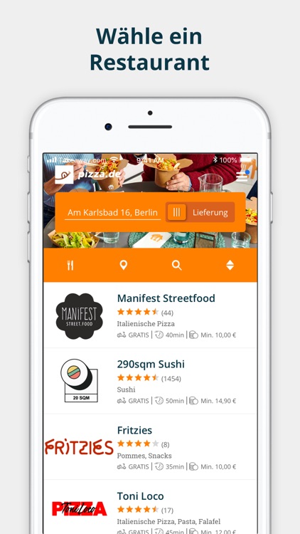 pizza.de - Order Food