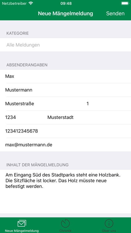 Melde-App Stadt Buchholz