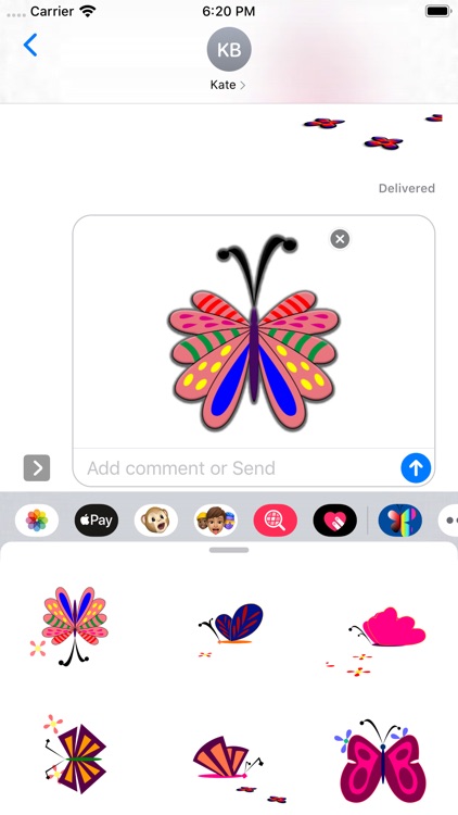 Butterflies Stickers screenshot-3